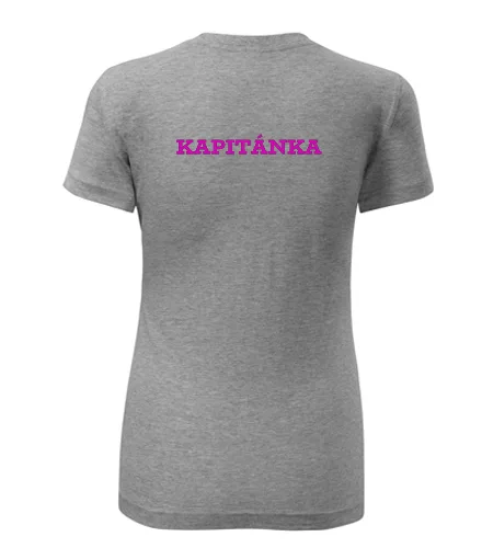 Šedé dámské tričko kapitánka dámské