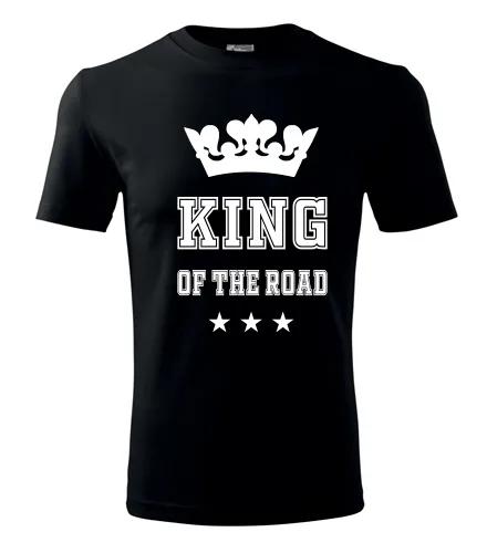 Černé tričko King of road