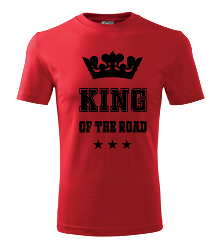 Červené tričko King of road