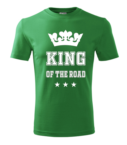Zelené tričko King of road