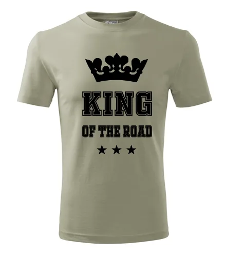 Khaki tričko King of road