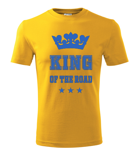 Žluté tričko King of road