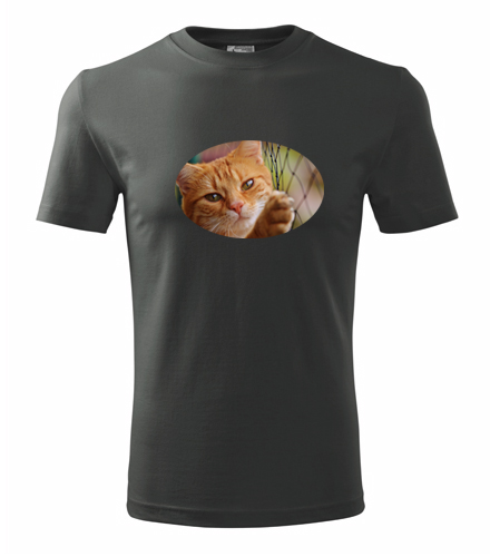 Grafitové tričko s kočkou 1