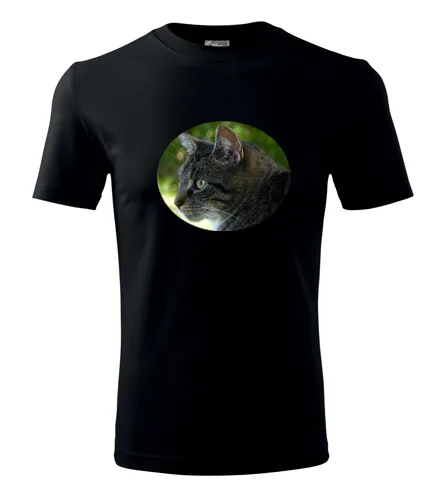 Černé tričko s kočkou 2