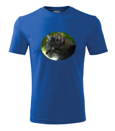 Modré tričko s kočkou 2