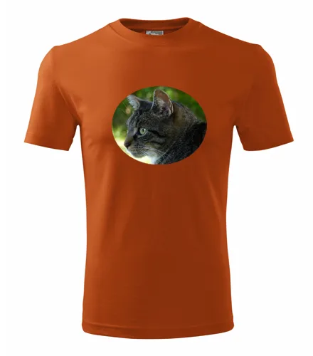 Oranžové tričko s kočkou 2