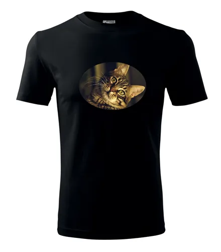 Černé tričko s kočkou 3