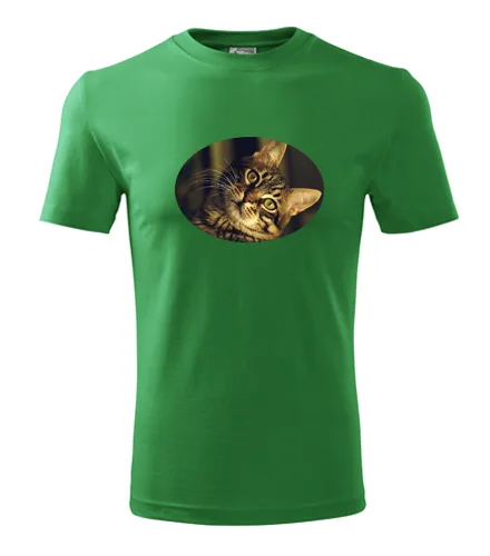 Zelené tričko s kočkou 3