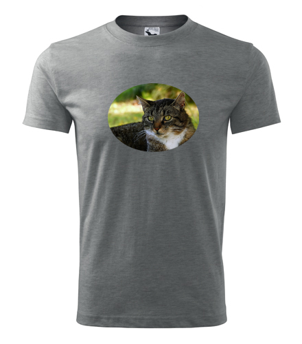Šedé tričko s kočkou 4
