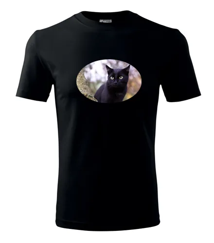Černé tričko s kočkou 6