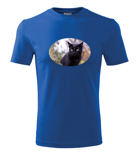 Modré tričko s kočkou 6