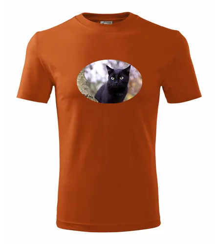 Oranžové tričko s kočkou 6