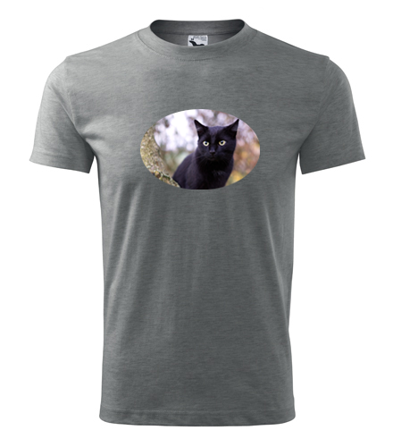 Šedé tričko s kočkou 6