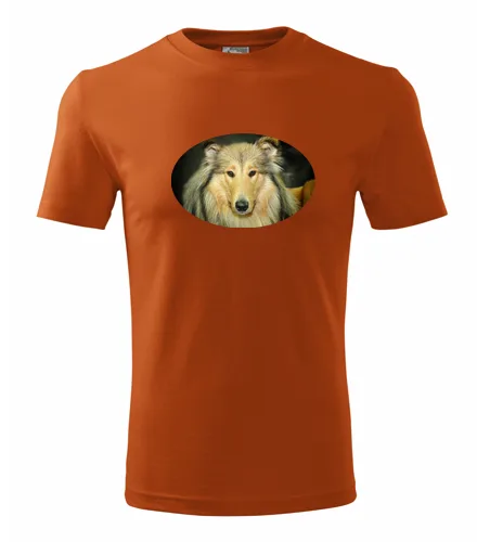 Oranžové tričko s kolií