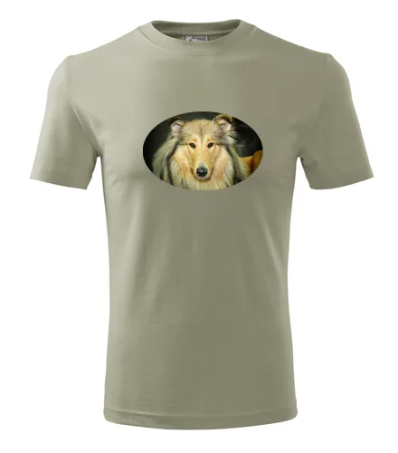 Khaki tričko s kolií