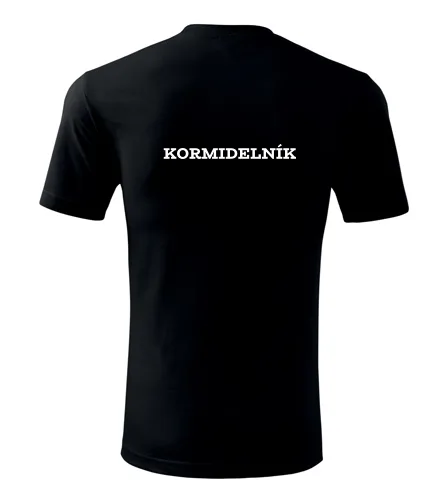 Černé tričko kormidelník