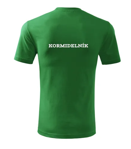 Zelené tričko kormidelník