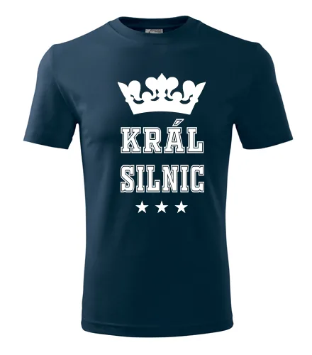 Tmavě modré tričko král silnic