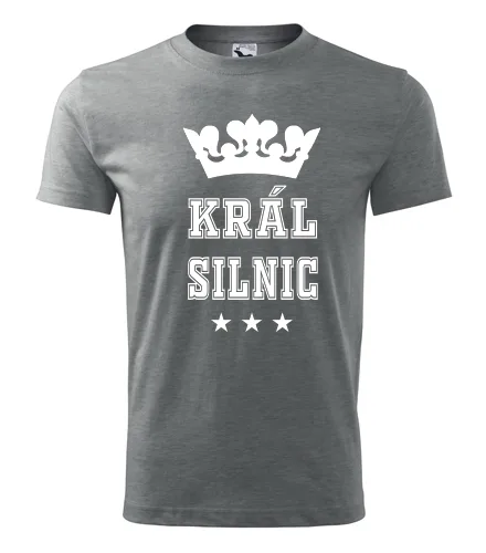 Šedé tričko král silnic