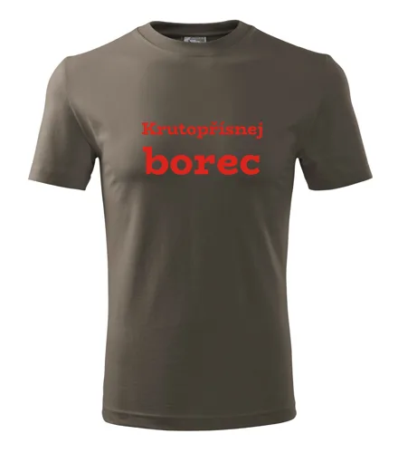 Army tričko Krutopřísnej borec