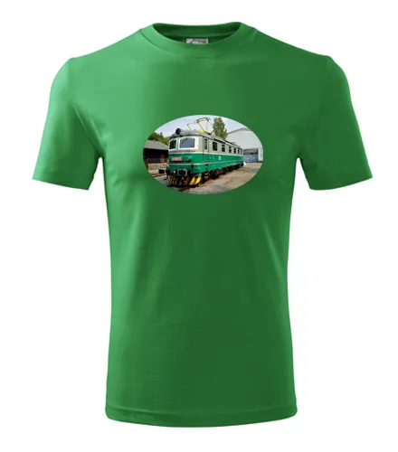 Zelené tričko s lokomotivou 181