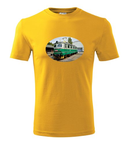 Žluté tričko s lokomotivou 181