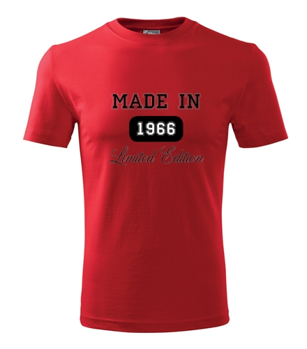 Červené tričko Made in
