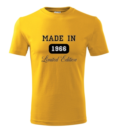 Žluté tričko Made in