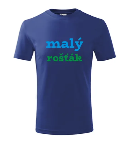 Modré dětské tričko malý rošťák