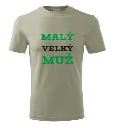 Khaki tričko malý velký muž
