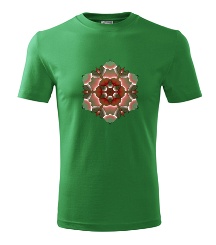 Zelené tričko s mandalou 19