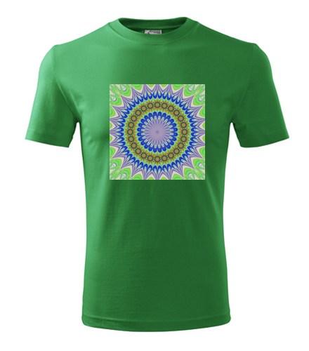 Zelené tričko s mandalou 3
