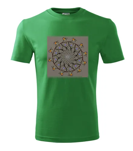 Zelené tričko s mandalou 4