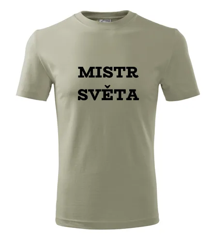 Khaki tričko mistr světa