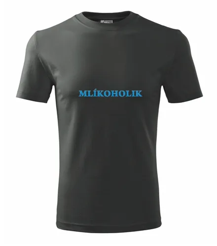 Grafitové tričko Mlíkoholik