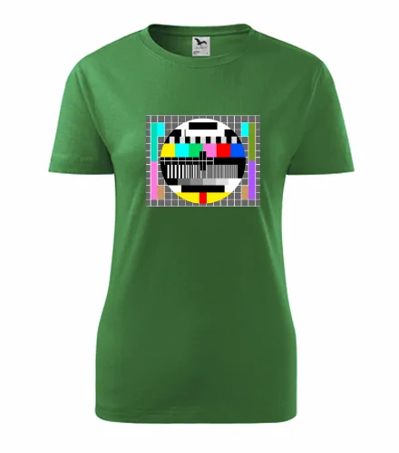 Zelené dámské tričko Monoskop