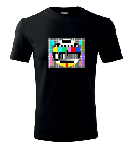 Černé tričko Monoskop