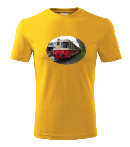 Žluté tričko s motorovým vozem 820-056-0