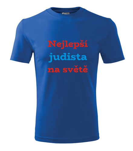 Modré tričko nejlepší judista na světě