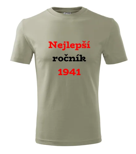 Khaki tričko Nejlepší ročník 1941