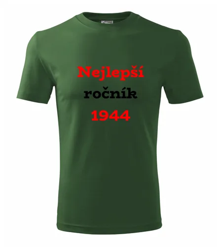 Lahvově zelené tričko Nejlepší ročník 1944