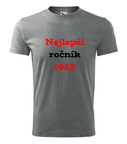 Šedé tričko Nejlepší ročník 1962