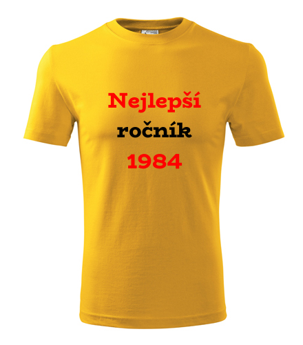 Žluté tričko Nejlepší ročník 1984