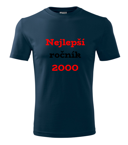 Tmavě modré tričko Nejlepší ročník 2000