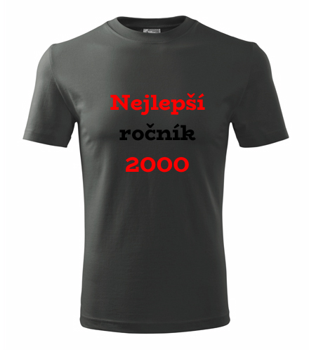 Grafitové tričko Nejlepší ročník 2000