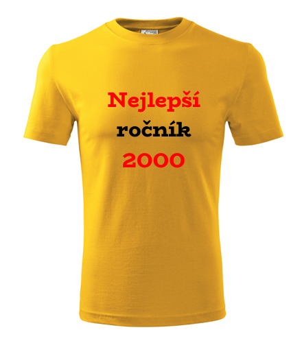 Žluté tričko Nejlepší ročník 2000