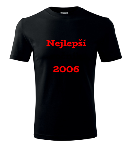 Černé tričko Nejlepší ročník 2006