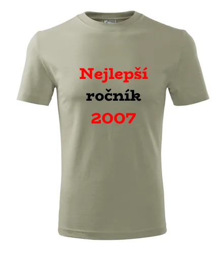 Khaki tričko Nejlepší ročník 2007