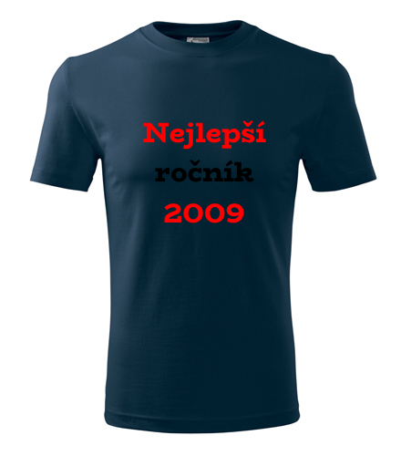 Tmavě modré tričko Nejlepší ročník 2009
