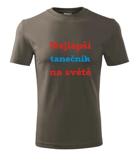 Army tričko nejlepší tanečník na světě
